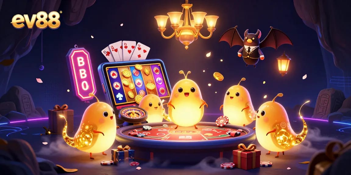 Light up your winnings at ev88 casino with bioluminescent glowworms and vibrant games.