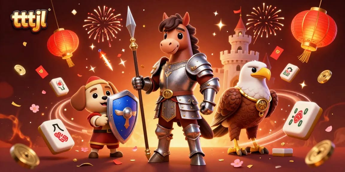 Experience the thrill of tttjl gaming with vibrant characters in a festive casino atmosphere.