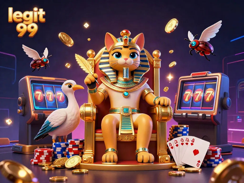 Experience thrilling gameplay at legit 99 with dynamic casino elements and vibrant colors.