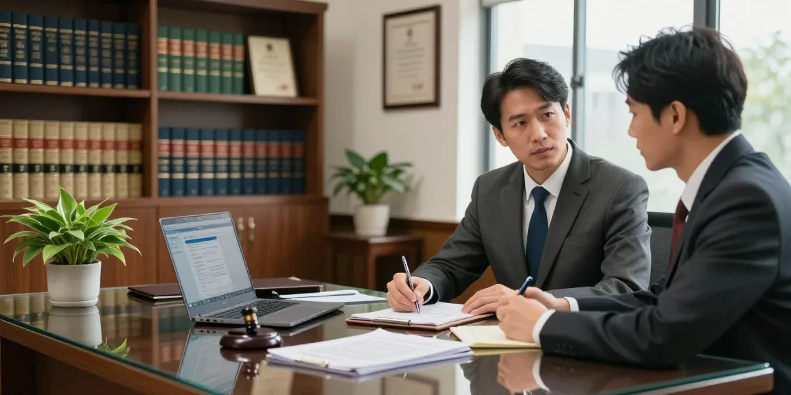 See this site for expert legal consultation in a professional law office setting, showcasing a dedicated criminal lawyer assisting a client.