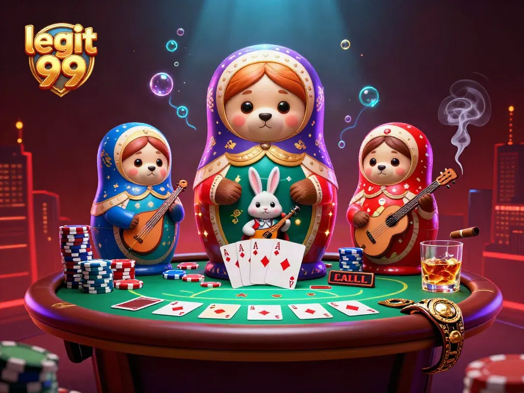 Experience the vibrant world of legit 99 with 3D characters and thrilling casino elements.