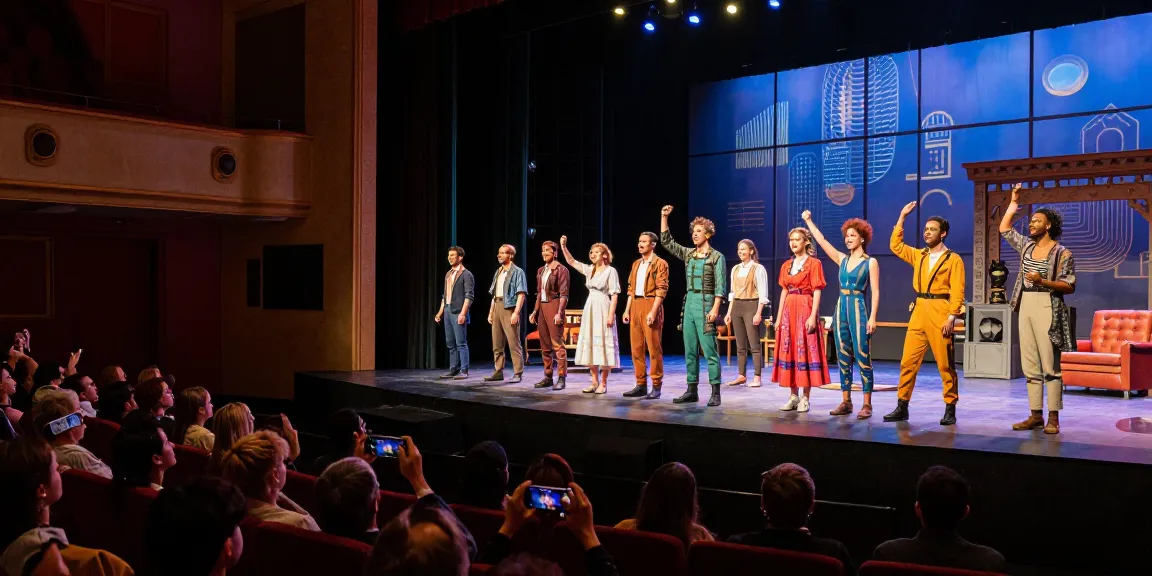 Live theatre performance illustrating rokok88 login events with engaging actors and vibrant stage design.