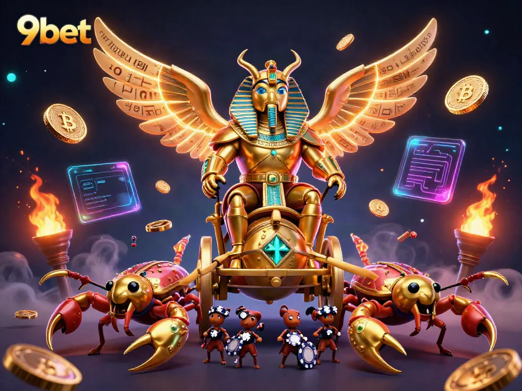 Experience excitement with 9bet's vibrant online casino scene featuring gaming elements and dynamic action.