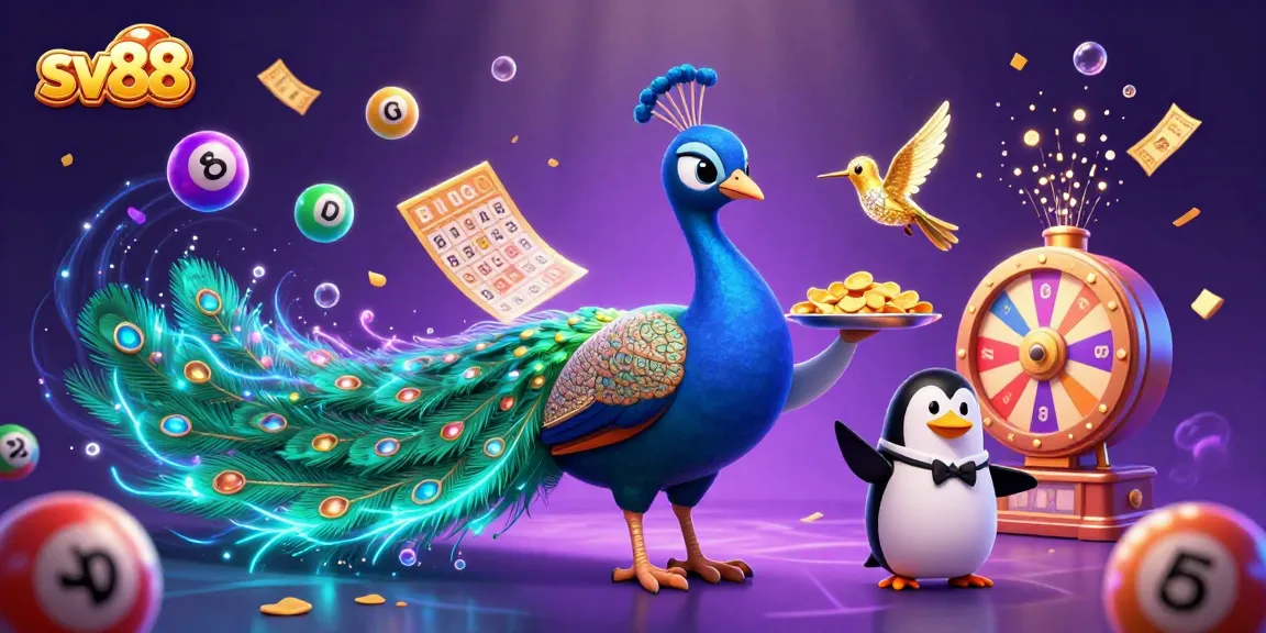 Experience the thrill of sv88 with a vibrant casino scene featuring colorful elements and dynamic characters.