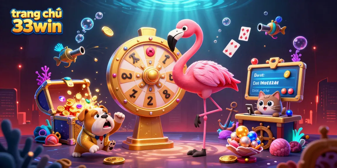 Experience the thrill of gaming at trang chủ 33win with vibrant characters and exciting casino elements.